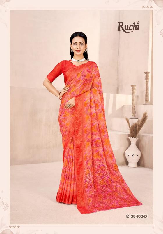 Ruchi red velvet vol-41 saree wholesale clothes india